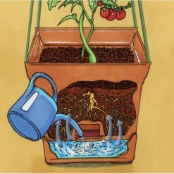 Plantentoren Maxitom Met Waterreservoir - Terracotta 11 Plantentoren Maxitom Met Waterreservoir - Terracotta -Tuinbenodigdheden 1677510668 5 600