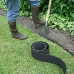 Gazonafboording ECO Rubber - 15 M × 10 Cm -Tuinbenodigdheden eco 15m x 10 cm gazonboord 1484057823 3 600