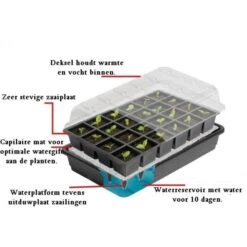 Kweekset Met Autobewatering - 24 Cellen -Tuinbenodigdheden kweekset 24 cellen autobewatering 1490204350 1 600