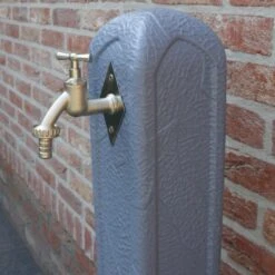 Waterzuil Met Kraan En Aansluiting - Grijs -Tuinbenodigdheden tuinpaal met waterkraan 1498043234 1 600